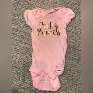 Gerber pretty princess onesie